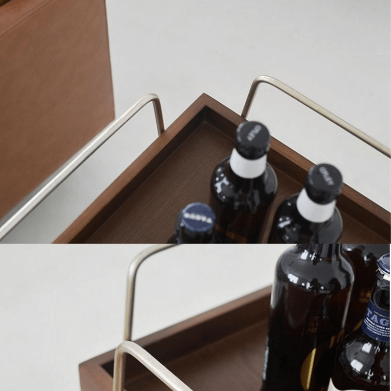 [PRE-ODER] ชั้นวางของ 2 ชั้น มีล้อ DEEPWOOD รุ่น CONSERVATIVE TROLL สีน้ำตาล